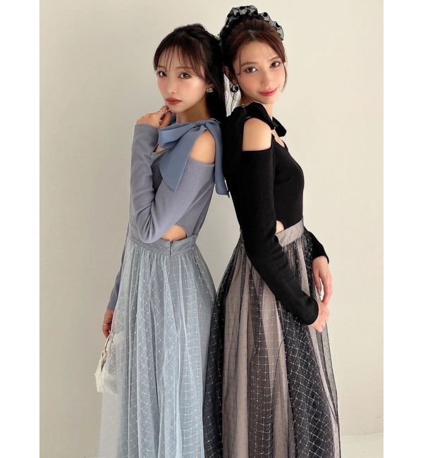 RESEXXY「シャイニーフレアワンピース」|ワンピース|