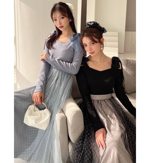 RESEXXY「シャイニーフレアワンピース」|ワンピース|