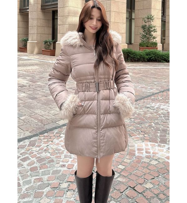 RESEXXY「フード付きダウンコート【完売サイズは品番：1526100221で販売中】」|ダウン|