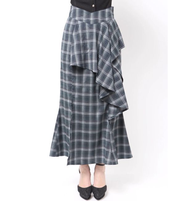 RESEXXY「アシンメトリーラッフルマーメイドスカート」|スカート|