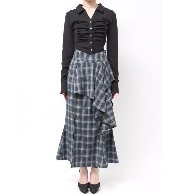 RESEXXY「アシンメトリーラッフルマーメイドスカート」|スカート|