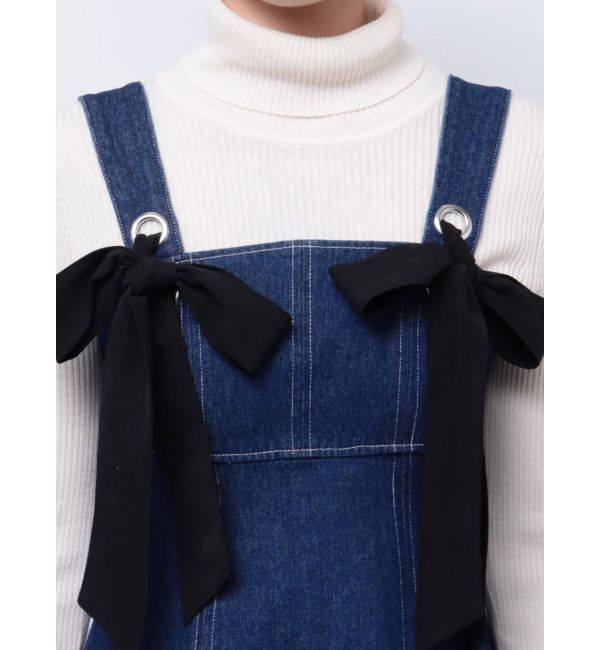 dazzlin「フロントツインリボンジャンスカ」|ワンピース|