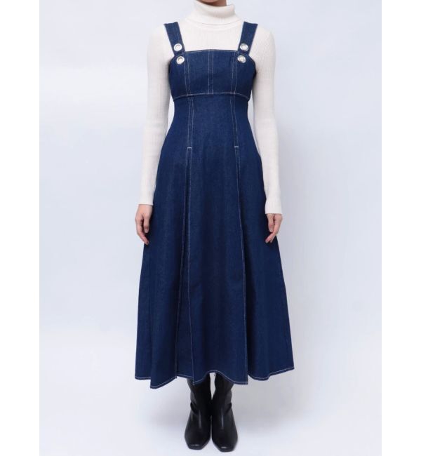 dazzlin「フロントツインリボンジャンスカ」|ワンピース|