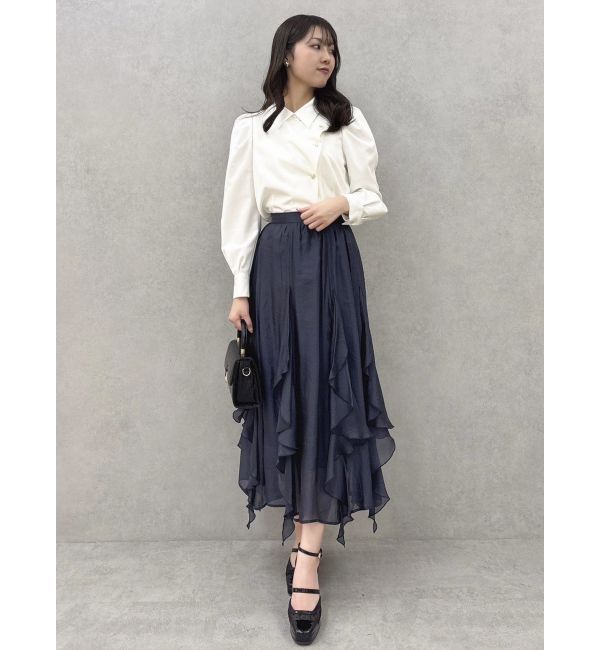 dazzlin「ペタルヘムオーガンスカート」|スカート|