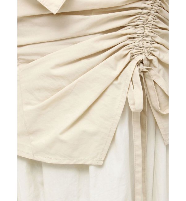 dazzlin「ギャザーシャツボリュームワンピース」|ワンピース|