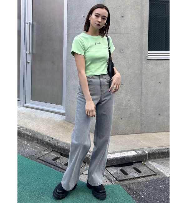 EMODA「ビーズロゴTシャツ」|Tシャツ・カットソー|