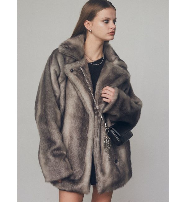 EMODA「ミディフェイクファーコート」|その他|