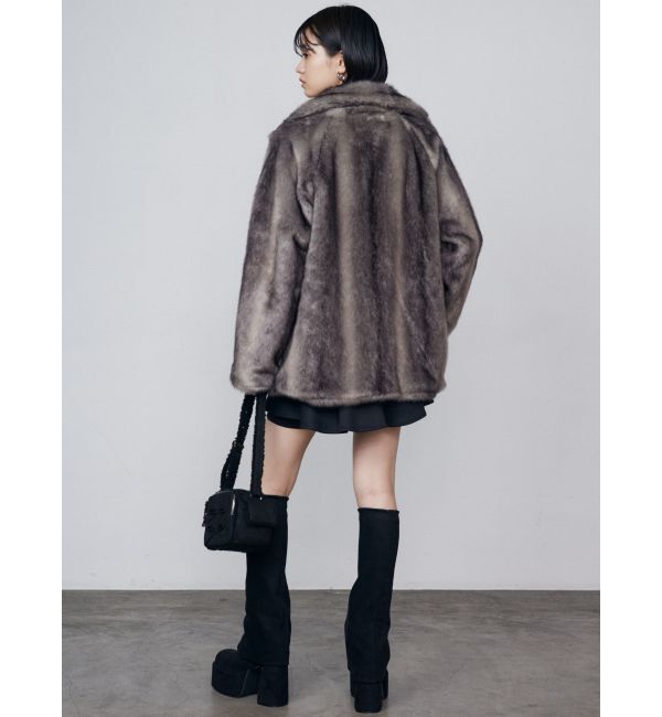 EMODA「ミディフェイクファーコート」|その他|