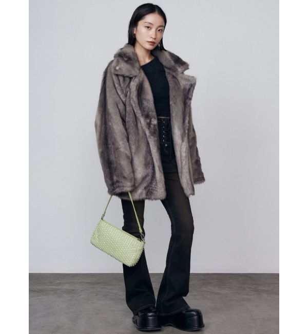 EMODA「ミディフェイクファーコート」|その他|