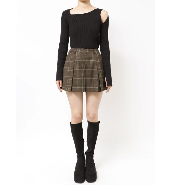 EMODA「プリーツミニスカート」|スカート|