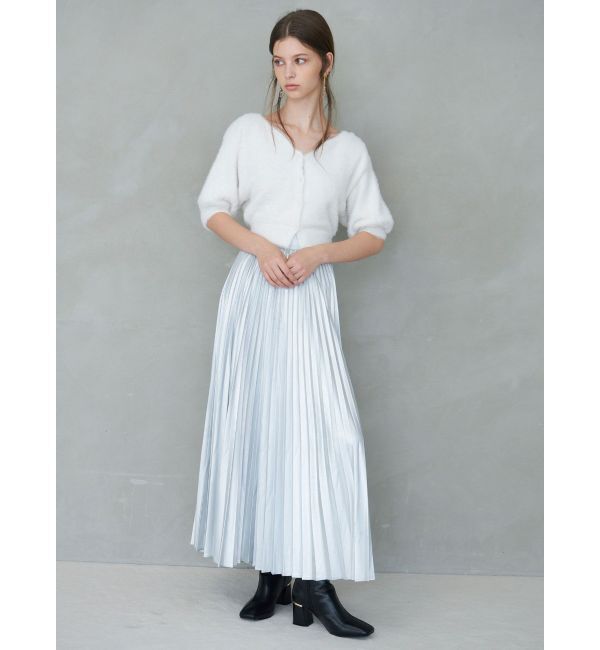 MERCURYDUO「レザーライクプリーツスカート」|スカート|