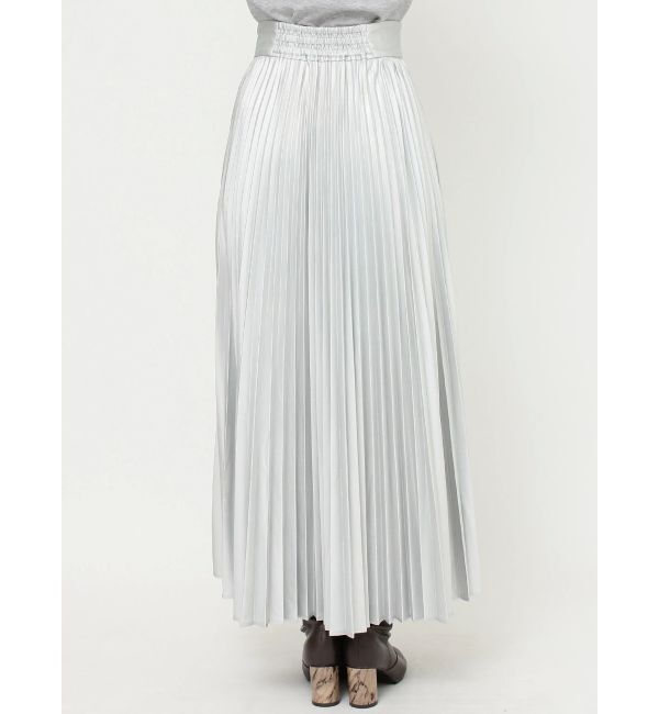MERCURYDUO「レザーライクプリーツスカート」|スカート|