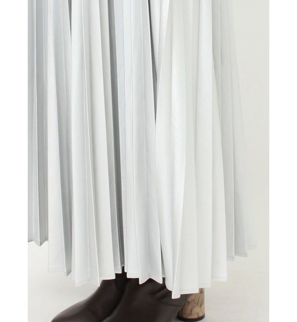 MERCURYDUO「レザーライクプリーツスカート」|スカート|