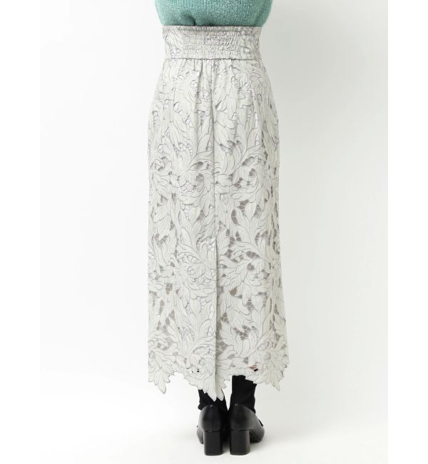 MERCURYDUO「カットワークレースペンシルスカート」|スカート|