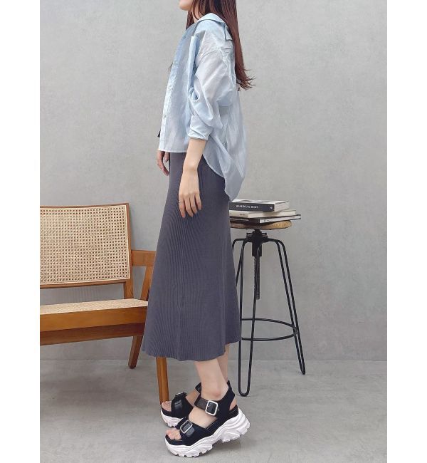 MERCURYDUO「アシメビスチェニットワンピース」|ワンピース|