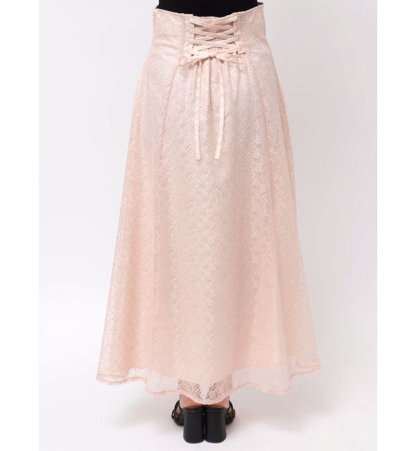 MERCURYDUO「レースフレアコルセットスカート」|スカート|