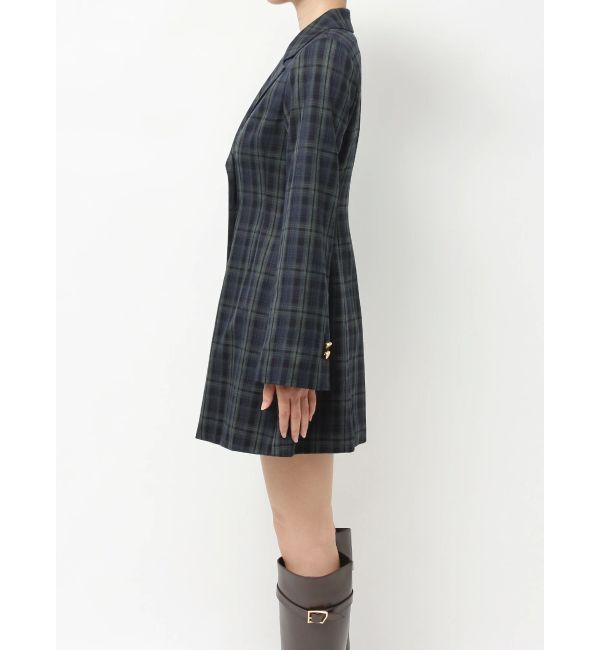 MERCURYDUO「【WEB限定カラーあり】2WAYフィット&フレアジャケットワンピース」|ワンピース|