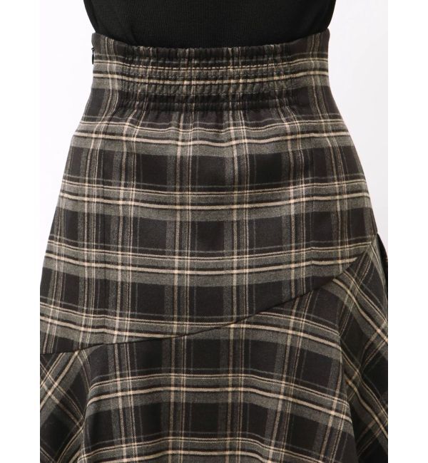 MERCURYDUO「【追加生産】異素材使いティアードスカート」|スカート|