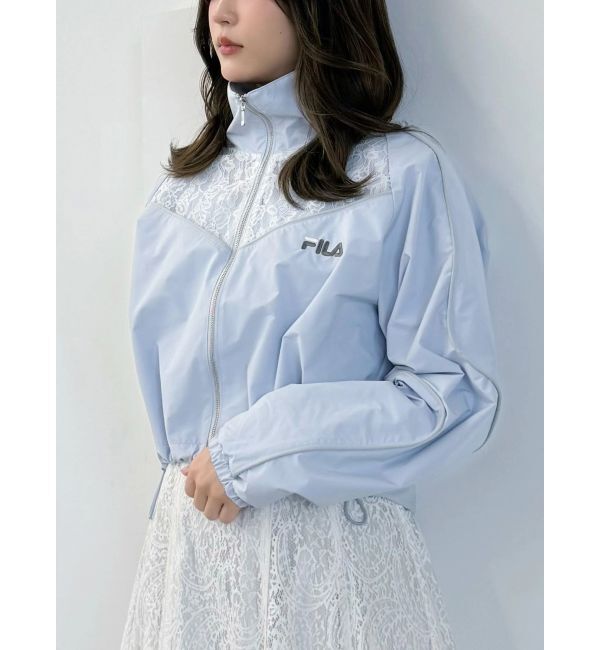 MERCURYDUO「【FILA別注】レース切替トラックジャケット」|ブルゾン・スタジャン|