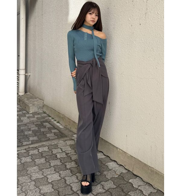 MURUA「ワンショルタイニット」|ニット・セーター|