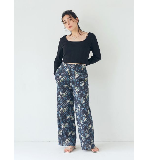 Ungrid「スパンコール刺繍ラフパンツ」|その他|