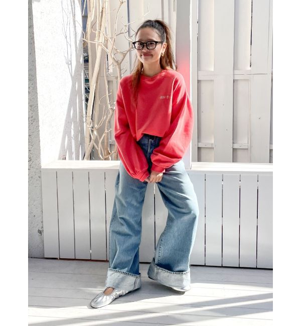 Ungrid「ランダムロゴヴィンテージスウェット」|スウェット・ジャージ|