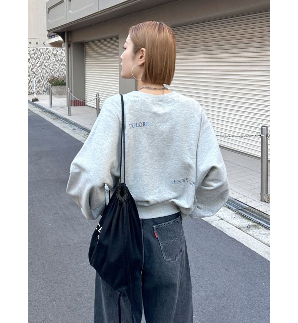 Ungrid「ランダムロゴヴィンテージスウェット」|スウェット・ジャージ|