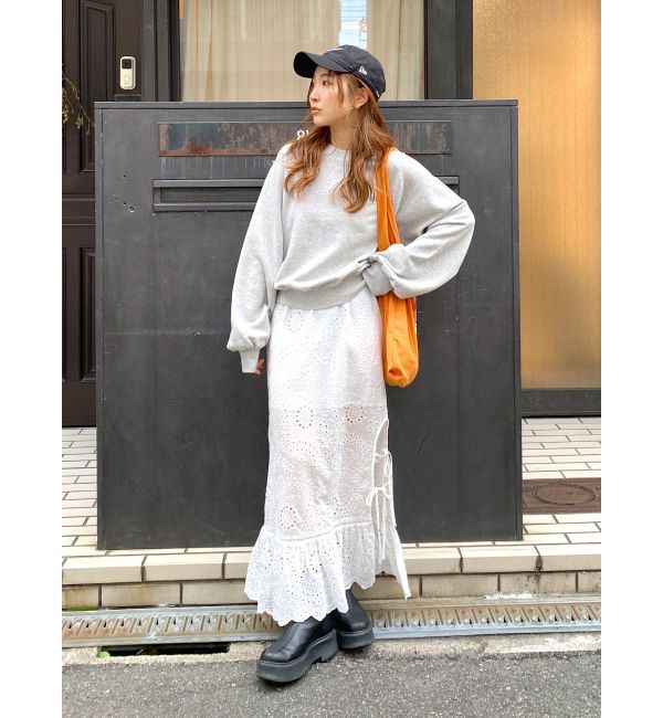 Ungrid「ランダムロゴヴィンテージスウェット」|スウェット・ジャージ|