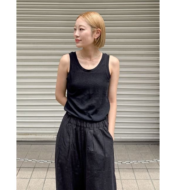 Ungrid「リネン混タンクトップ」|タンクトップ|