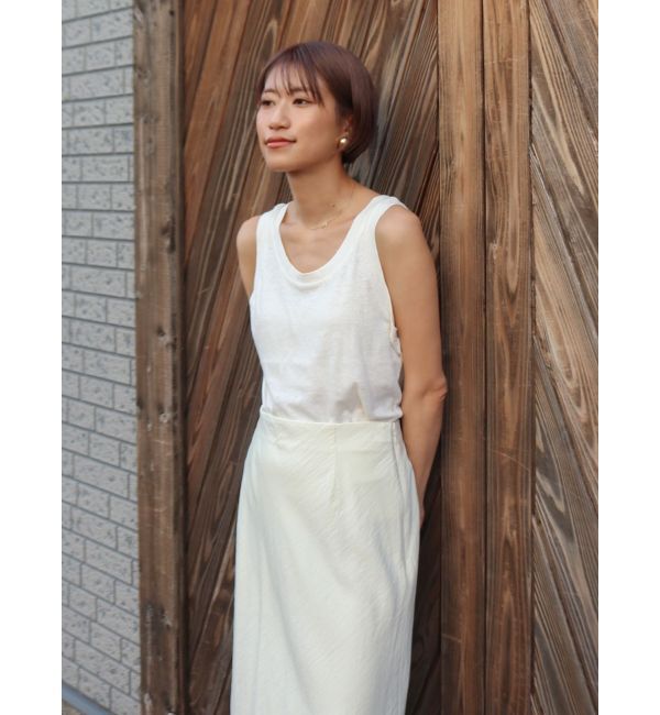Ungrid「リネン混タンクトップ」|タンクトップ|