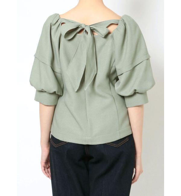 LAGUNAMOON「バックリボンブラウス」|シャツ・ブラウス|