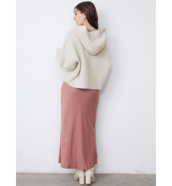 LAGUNAMOON「CHNラクーンショートニットパーカー」|ニット・セーター|