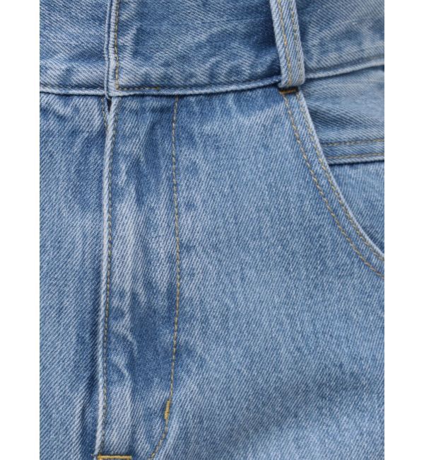 LAGUNAMOON「ストレートデニムパンツ」|デニム|