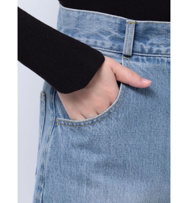 LAGUNAMOON「ストレートデニムパンツ」|デニム|