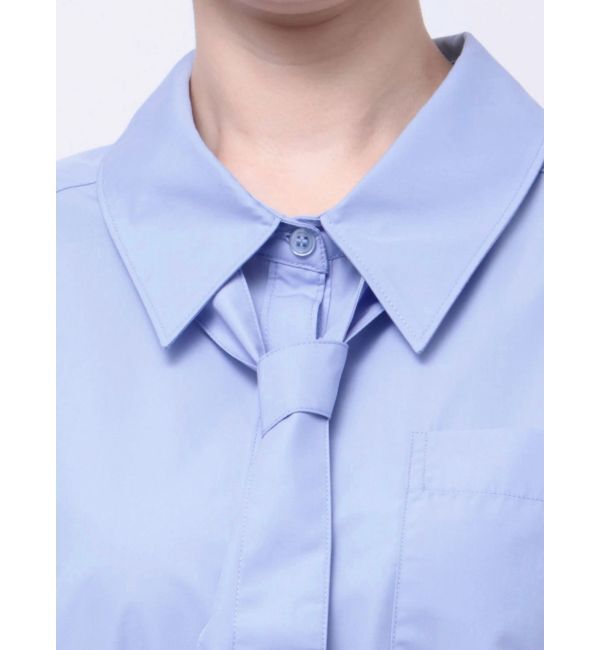 LAGUNAMOON「タイセットミニシャツワンピース」|シャツ・ブラウス|