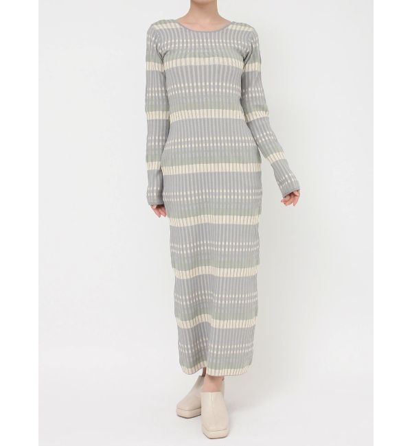 LAGUNAMOON「2WAYチェックニットワンピース」|ワンピース|