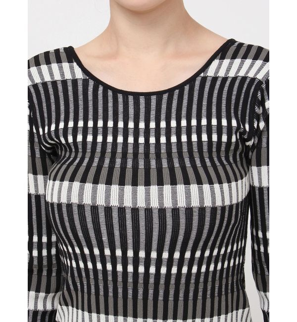 LAGUNAMOON「2WAYチェックニットワンピース」|ワンピース|