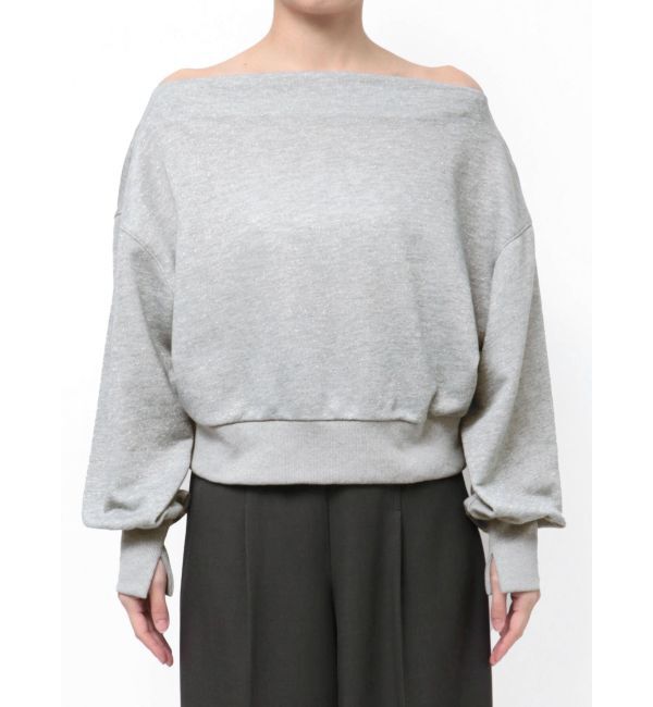 LAGUNAMOON「オフショルラメスウェットプルオーバー」|Tシャツ・カットソー|