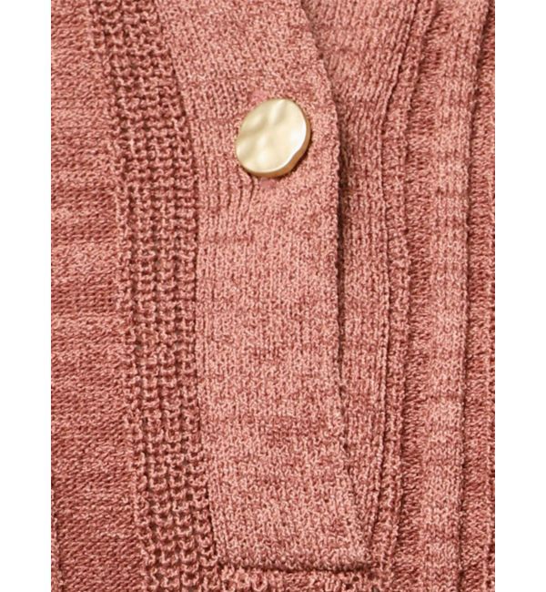 LAGUNAMOON「【追加生産】シャツカラーメランジニットワンピース」|ワンピース|