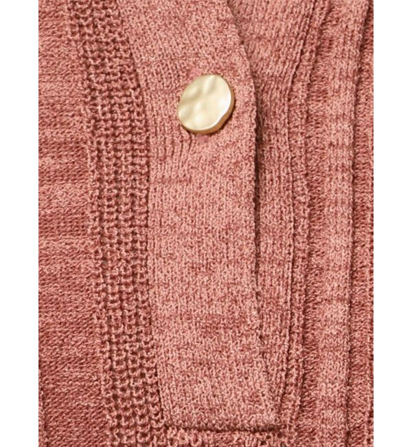 LAGUNAMOON「【追加生産】シャツカラーメランジニットワンピース」|ワンピース|