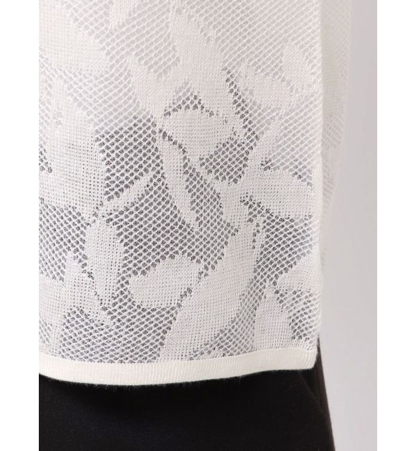 LAGUNAMOON「追加生産【WEB限定】シアージャガードビッグカラーニットプル」|ニット・セーター|