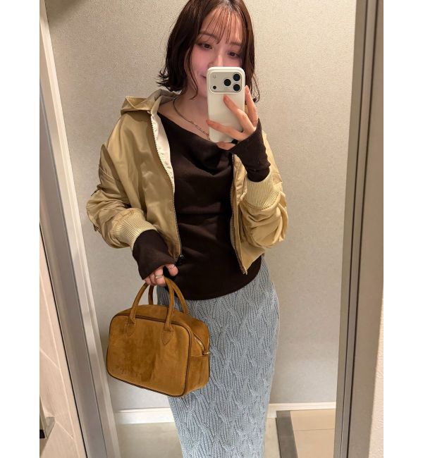 LAGUNAMOON「【POLO BCSコラボ】コットンケーブルニットカーディガンスカートセットアップ」|ワンピース|