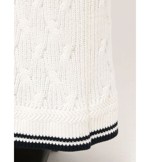 LAGUNAMOON「【POLO BCSコラボ】コットンケーブルニットカーディガンスカートセットアップ」|ワンピース|