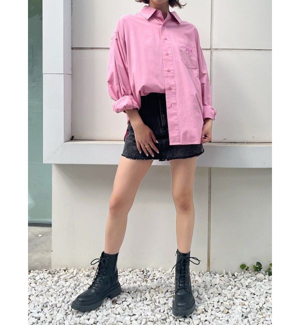 EVRIS「ワンポイントオーバーシャツ」|シャツ・ブラウス|