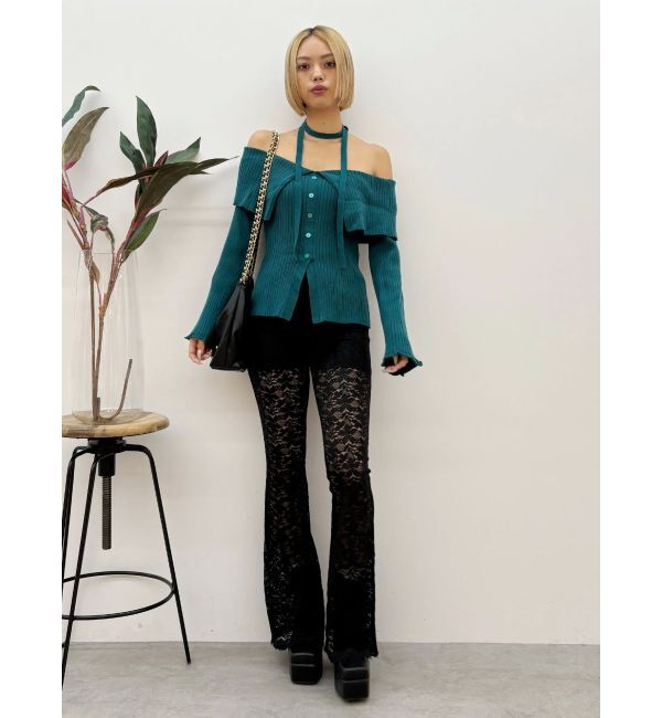 EVRIS「レースフレアパンツ」|その他|