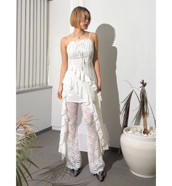 EVRIS「レースフレアパンツ」|その他|