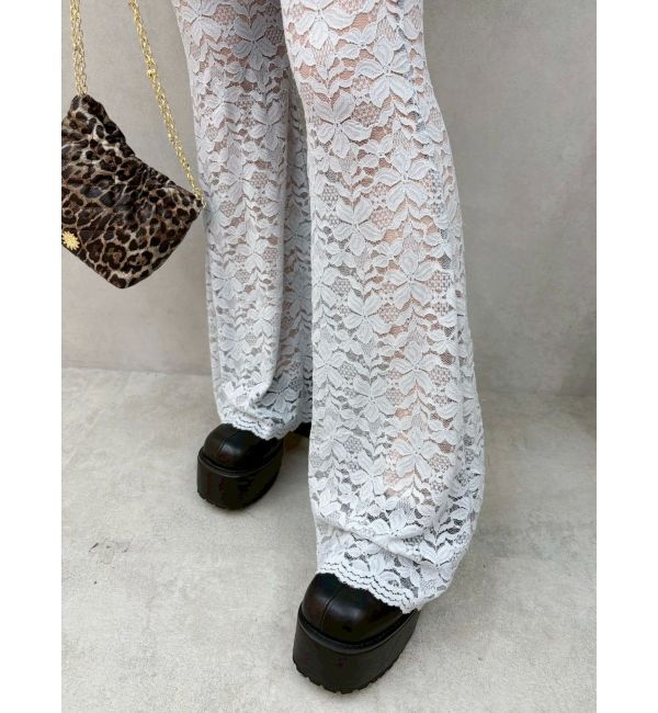 EVRIS「レースフレアパンツ」|その他|
