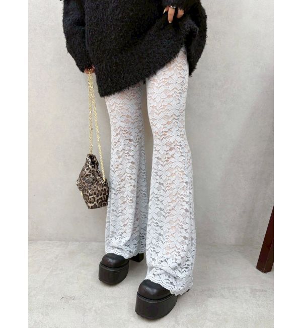 EVRIS「レースフレアパンツ」|その他|