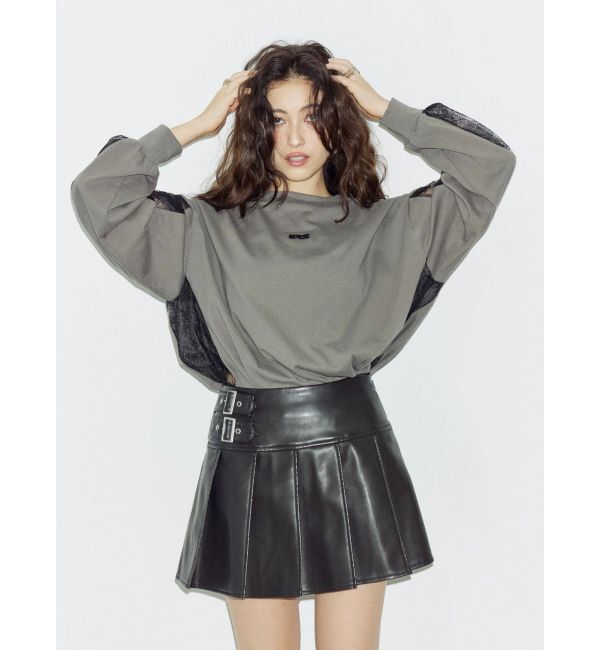 EVRIS「レースコンビBIGロンT」|Tシャツ・カットソー|