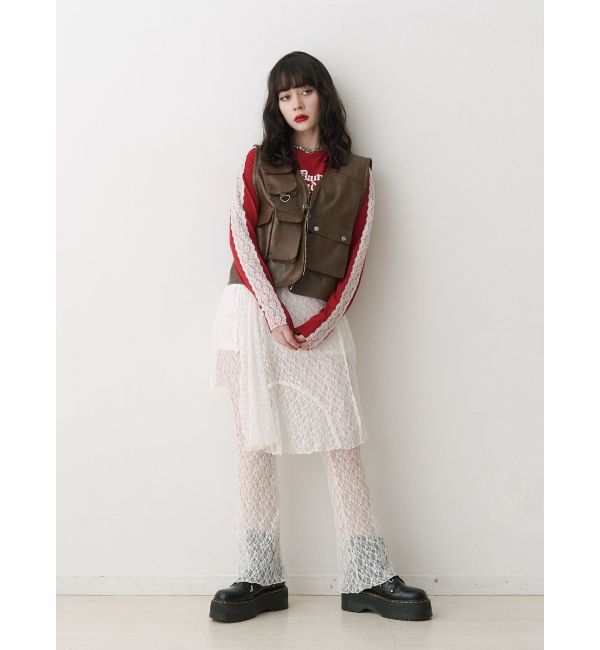 jouetie「ラップレイヤードレースパンツ」|その他|